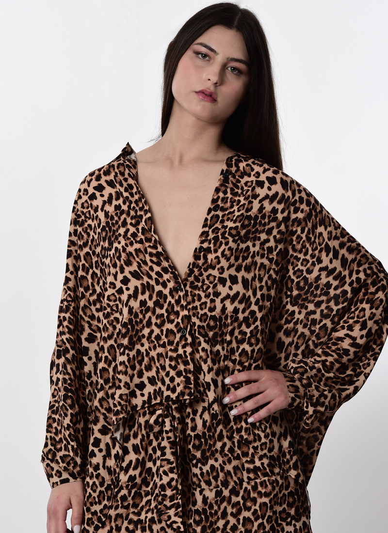 <span class="notranslate">Leopard Sinner shirt</span> - Image 2