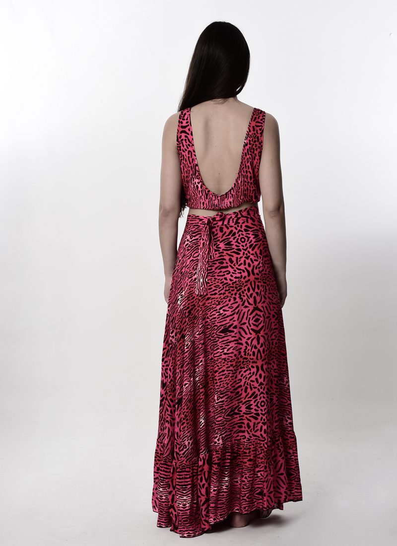 <span class="notranslate">Pink leopard skirt</span> - Image 2